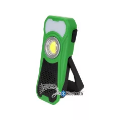   Tracon STLBT10W Akkumulátoros LED kézi lámpa Bluetooth hangszóróval