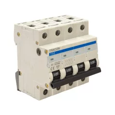   Tracon TDZ-4C-20 Kismegszakító, 4 pólus, C karakterisztika