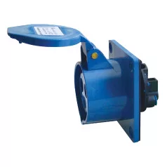   Tracon TICS-413 Beépíthető egyenes ipari csatlakozóaljzat 