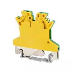   Tracon TSKA1,5JD Védővezető ipari sorozatkapocs, csavaros, sínre, zöld/sárga #