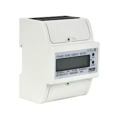   Tracon TVOF14 LCD kijelzésű fogyasztásmérő,közvetlen, 1 fázisú, 4 modul 