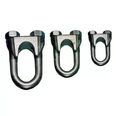   Tracon U05 Sodronyszorító bilincs, U profil, acél+temperált öntvény