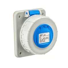   IDE 00105 Ipari dugalj  16A 2P+F 230V IP67 beépíthető, SCHUKO