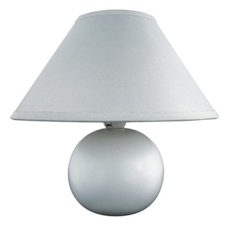 Rábalux 4901 Ariel kerámia asztali lámpa, fehér, E14, 40W