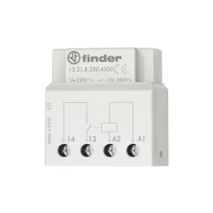 Finder 13.31.8.230.4300 Kapcsolórelé szerelvénydobozba, 1CO, 230V, 12A @