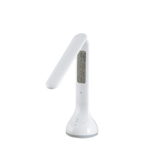 Rábalux 1515 Justin Asztali LED lámpa, beépített akkumulátor, kijelző, fehér, 4W