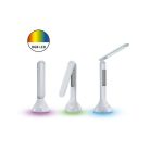 Rábalux 1515 Justin Asztali LED lámpa, beépített akkumulátor, kijelző, fehér, 4W