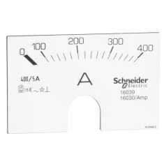   Schneider 16039 Számlap rendszer szám : 16030 alapműszerhez, 400A