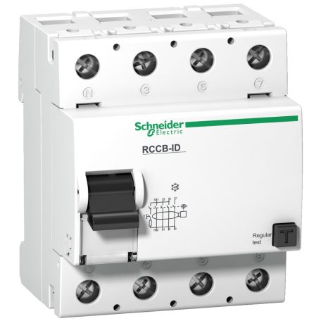 Schneider 16905 RCCB-ID 125 A áram-védőkapcsoló, AC osztály, 4P, 125A, 30mA