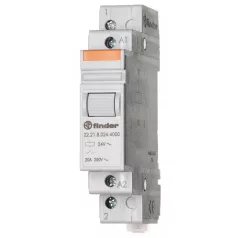   Finder 22.21.9.024.4000 Sorbaépíthető monostabil relé, 1Z, 24V, DC, 20A