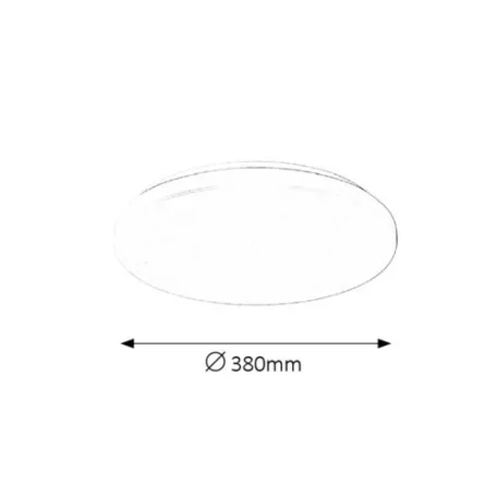 Rábalux 2285 Rob LED mennyezeti  lámpa, kör, fehér, 32W