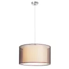 Rábalux 2632 Anastasia függesztett lámpa, króm/barna, 60W, E27