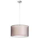 Rábalux 2632 Anastasia függesztett lámpa, króm/barna, 60W, E27