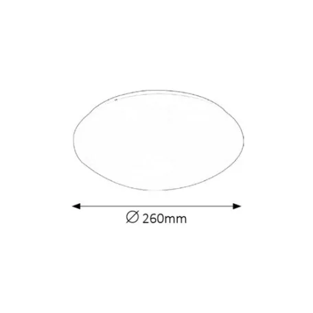 Rábalux 3437 LED mennyezeti lámpa, 12W, 4000K, IP44