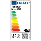 Rábalux 3439 LED, mennyezeti lámpa, 24W, 4000K, IP44