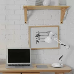   Rábalux 4211 Samson asztali lámpa, fehér, 1x60W, E27, IP20