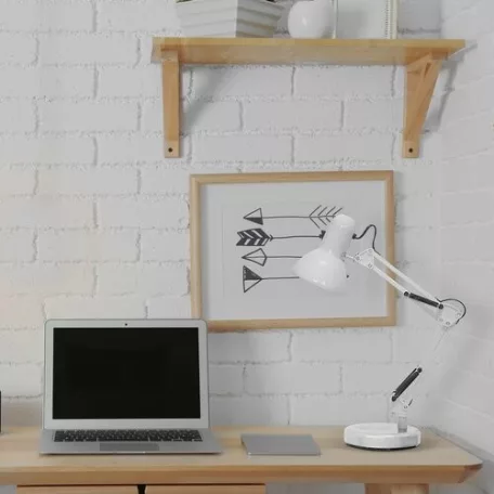 Rábalux 4211 Samson asztali lámpa, fehér, 1x60W, E27, IP20