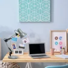 Rábalux 4213 Samson asztali lámpa, ezüst, 1x60W, E27, IP20