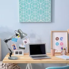   Rábalux 4213 Samson asztali lámpa, ezüst, 1x60W, E27, IP20