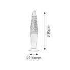 Rábalux 4533 Millie dekor lámpa, tornádó, ezüst