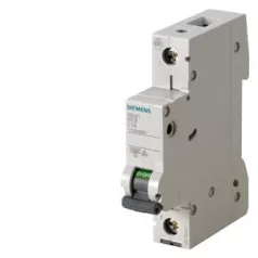 Siemens 5sl6106-7 kismegszakító 1p/ 6a/c 6ka