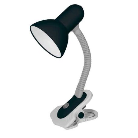 Kanlux 7151 Suzi HR-60-B Csiptethető asztali lámpa, fekete