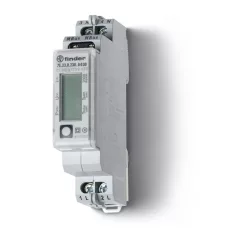   Finder 23.8. 230.0030 Fogyasztásmérő, LCD, 1F, 1KE, 32A , 230V, M-bus MID hitelesített