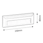 Rábalux 8011 Pueblo kültéri fali LED lámpa, szürke, 1.6W, 4000K, IP65 
