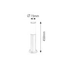 Rábalux 8147 Black torch kültéri állólámpa, H45cm, E27, 15W, IP44