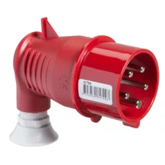   Schneider 81721 PRATIKA 90°-os lengővilla, 3P+N+F, 6h, 32A, 415V, IP44, csavaros