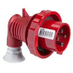   Schneider 81759 PRATIKA 90°-os lengővilla, 3P+N+F, 6h, 16A, 415V, IP67, csavaros