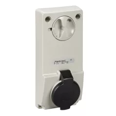   Schneider 82038 UNIKA Panelre szerelhető,reteszelhető aljzat,3P+N+F,7h,16A,500V,IP44,védelem nélkül