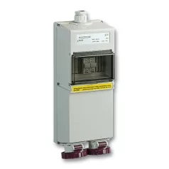   Schneider 82062 ISOBLOCK Panelre szerelhető aljzat, 2x16A, 230V-24V, IP65