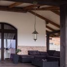 Rábalux 8238 Velence kültéri Függesztett lámpa, antik arany, 60W, E27 #