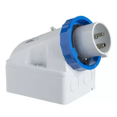   Schneider 83556 PRATIKA Falra szerelhető villa hátlappal, 3P+N+F, 9h, 16A, 250V, IP67, csavaros