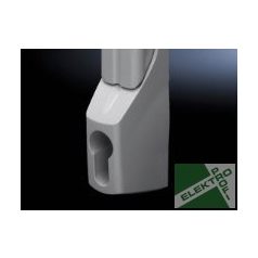  Rittal 8611.070 TS Komfort kilincs RAL7035,félcilinderzárhoz