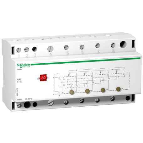 Schneider A9C15906 ACTI9 CDSC terhelésfigyelő kontaktor, 4 csatornás, 240V egyfázisú