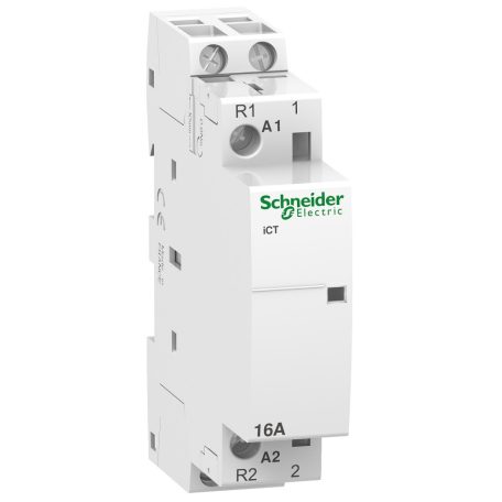 Schneider A9C22015 ACTI9 iCT16A kontaktor, 50Hz, 1NO 1NC, 12VAC