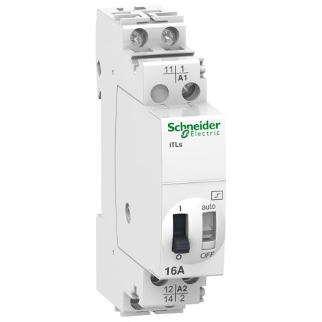 Schneider A9C32811 ACTI9 iTLs impulzusrelé, távjelzési funkcióval, 1P, 16A, 240VAC, 110VDC