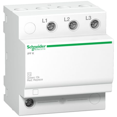 Schneider A9L15582 ACTI9 iPF túlfeszültség-korlátozó, fixbetétes, 40kA, 3P, 340V