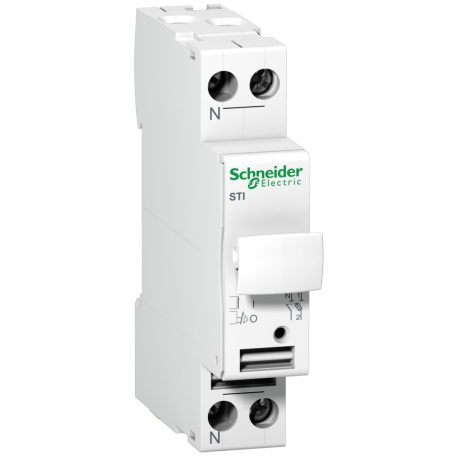 Schneider A9N15645 ACTI9 STI olvadóbiztosítós szakaszolókapcsoló, 1P-N, 20A, 8.5x31.5mm