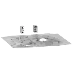 Schneider A9N21039 Acti9 Takarósapka, 1P-N (20db)