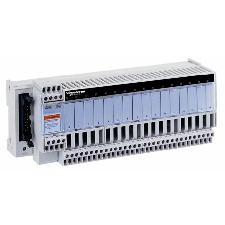 Schneider ABE7H16S43 16 DI,24VDC,Isolator & fuse per ch,LED