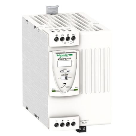 Schneider ABL8RPS24100 ABL8 tápegység, 1f-2f, 230-400VAC/24VDC, 10A, DIN sínre szerelhető