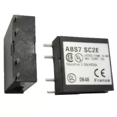   Schneider ABS7SC2E Modicon ABE7 relé, SSR, kimeneti, tekercs 24 VDC, kimenet 5…48 VDC, 0,5 A, 10mm