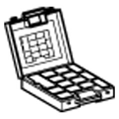   Schneider AT1HB2 Táska érvéghüvelyek és 1db AT1PA7 csupaszító fogó számára