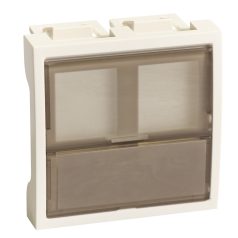 Schneider ETK45245E ULTRA 2xRJ45 adapter, 2 modulos