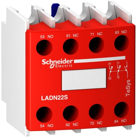 Schneider LADN22S segédkapcsoló kontakt blokk TESYS D (2NO)