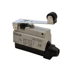   Tracon LS7121 Helyzetkapcsoló, rugószáras-görgős 1×CO, 2A/230V AC, 65mm, IP40