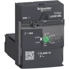   Schneider LUCB1XBL Vezérlőegység, 0,35-1,4A, 24VDC, 10-es osztályú, 3-fázisú